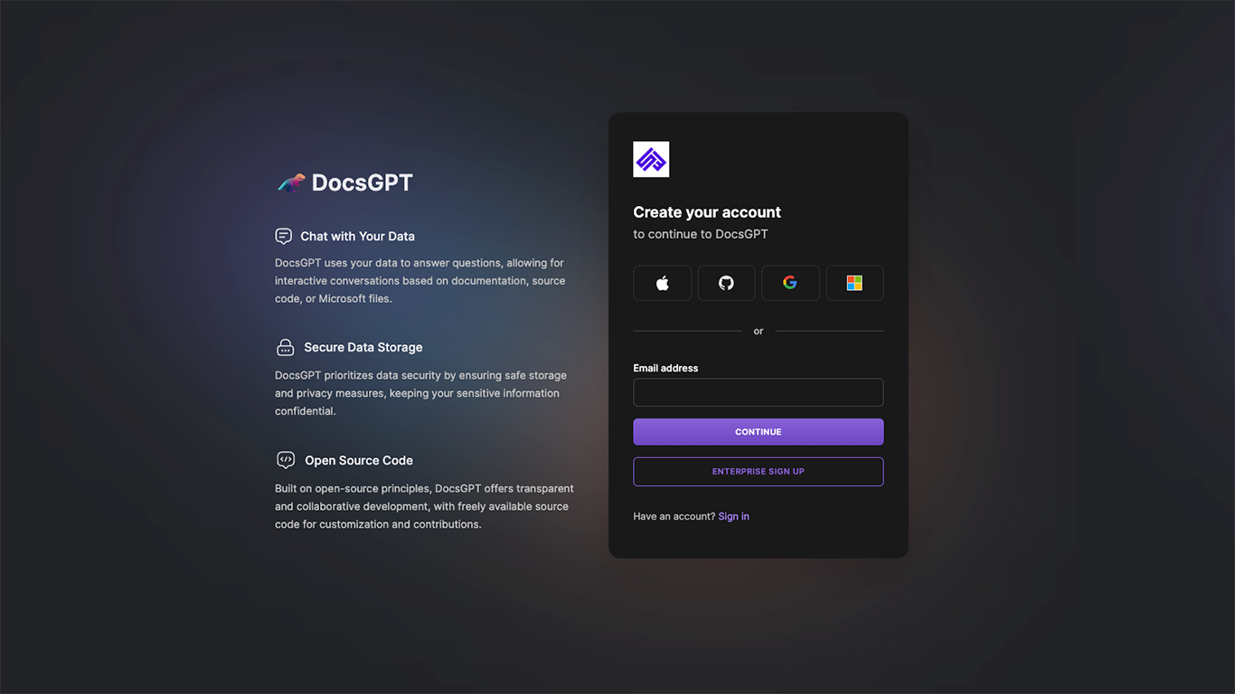 DocsGPT 预览图